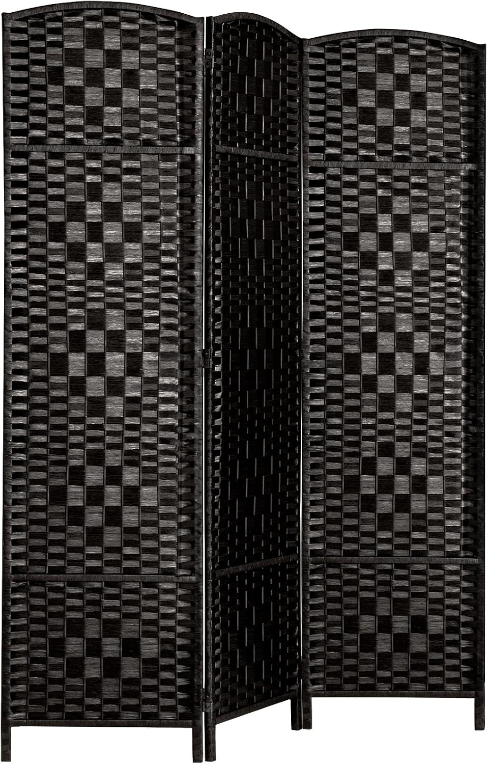 rhf room divider panel,partition room dividers,3panel privacy screen,black, main product view