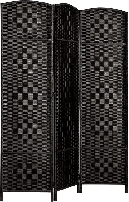 rhf room divider panel,partition room dividers,3panel privacy screen,black, main product view
