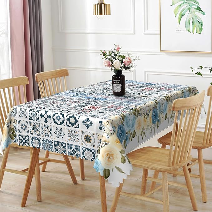 52x70inches Moroccan Tablecloth Oriental Eastern Pattern by TTQYFNM
