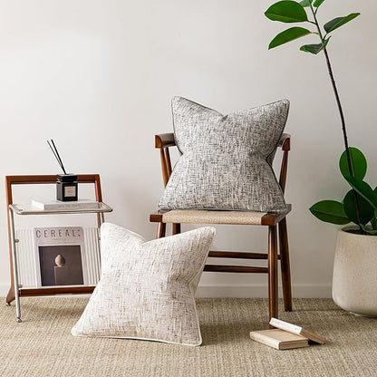 a moment Christmas Beige Reversible Pillow Covers 2 Pack - Image 5