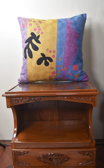 Matisse Gold Pillow Cover Purple Modern Pillowscase Chair Cushion Abstract - Image 9