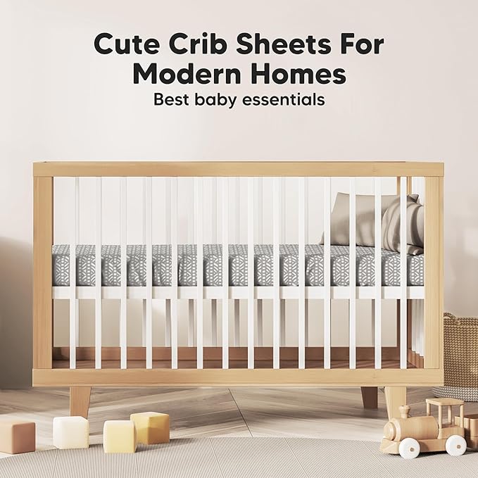 KeaBabies 2-Pack Baby Crib Sheets - Image 8