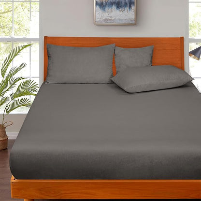 ROYALE LINENS 300 Thread Count 100% Long Staple Combed Cotton Fitted Sheet Twin - Image 5