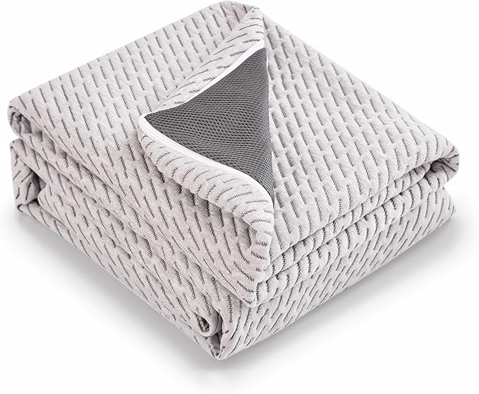Subrtex Cover for Mattress Topper Full Size 2 Inch Mattress Topper Protector by Subrtex