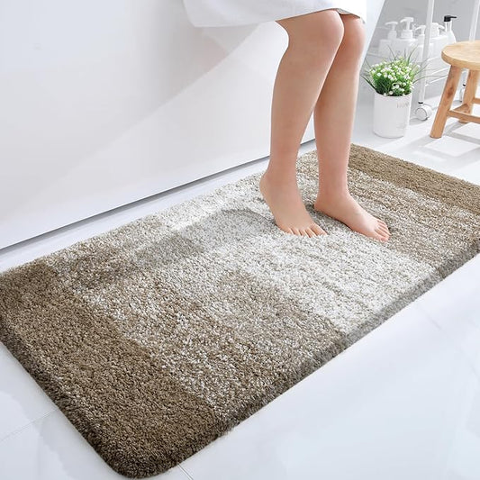 OLANLY Bathroom Runner Rugs 44x24, Extra Soft Absorbent Microfiber Bath Rugs by OLANLY