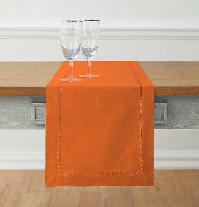 Solino Home Cotton Linen Table Runner 60 Inches by SolinoHome