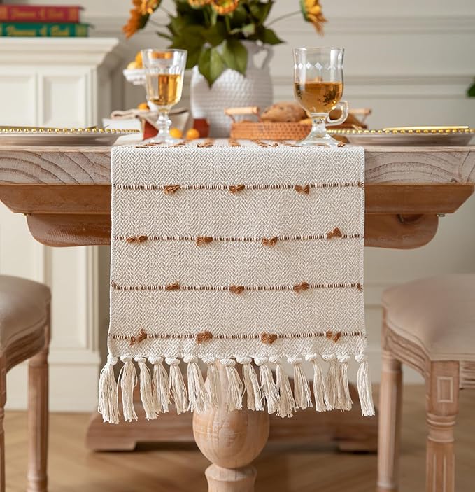 Caflife Boho Table Runner 48 Inchs Long by Caflife