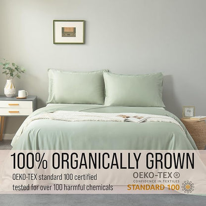 Bella Coterie Luxury Bamboo Viscose Full Size Sheet Set | 100% Organically - Image 4
