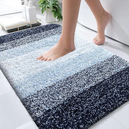 OLANLY Bathroom Rugs Mat 36x24, Extra Soft Absorbent Microfiber Bath Rugs by OLANLY
