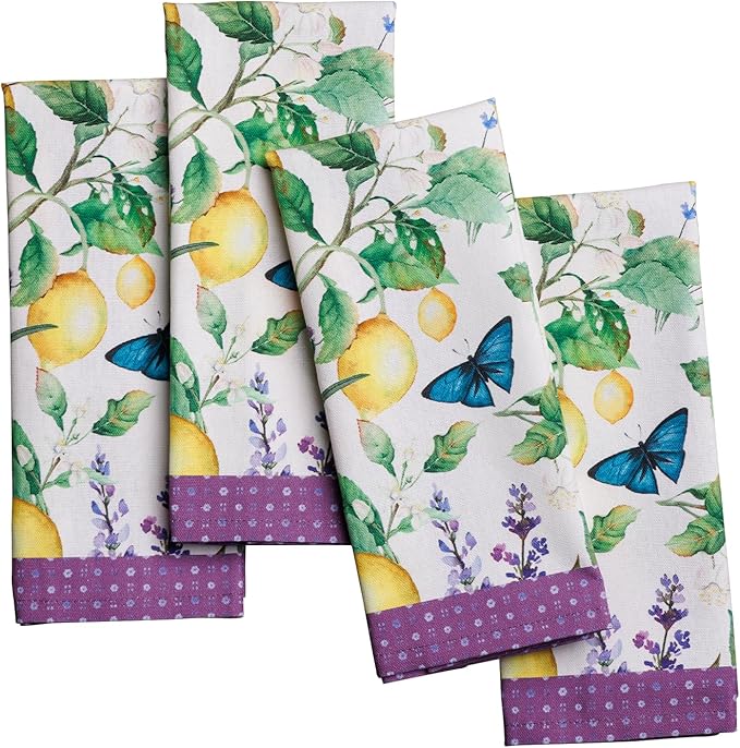 Maison d' Hermine Cloth Napkins Set of 4 100% Cotton Soft & Durable Everyday by MaisondHermine