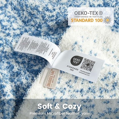 Snuggle Sac Blue Blanket Twin Size - Image 4