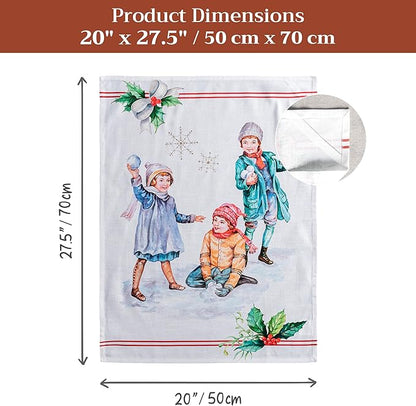 Maison d' Hermine Kitchen Towels Set of 3 100% Cotton 20" x 27.5" Reusable - Image 7