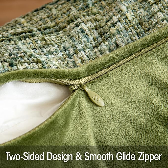 A Moment Christmas Dark Green Reversible Pillow Covers 2 Pack - Image 4