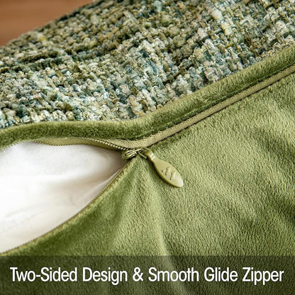 A Moment Christmas Dark Green Reversible Pillow Covers 2 Pack - Image 4