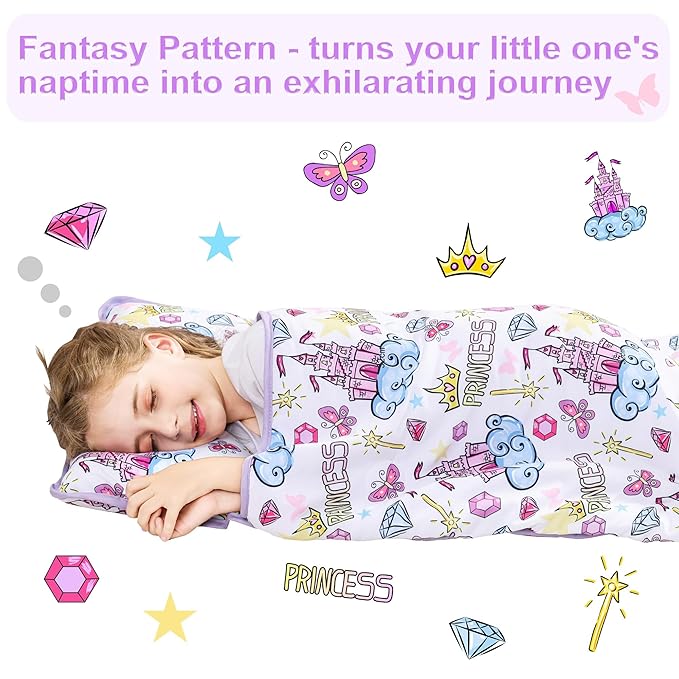 Viviland Toddler Nap Mat, Rolled Sleeping Mats - Image 3