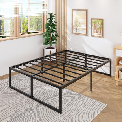 lutown-teen queen bed frame 18 inch with heavy, package contents