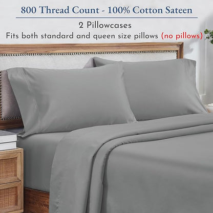 Heirloom Soft, Smooth & Thick Certified 800 Thread Count 100% Cotton Sateen - Image 3