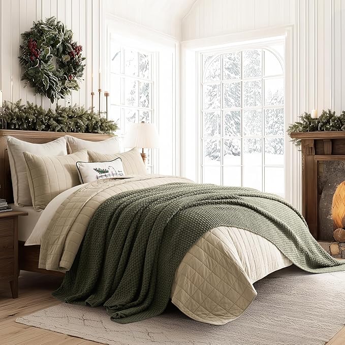 EVERGRACEHOME Chunky Chenille Knit Throw Blanket - Image 5