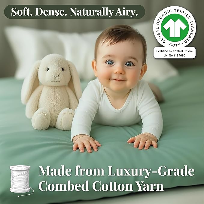 GOTS 100% Organic Bassinet Sheets - Image 4