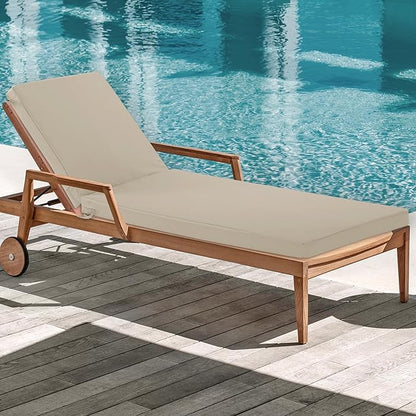 Chaise Lounge Cushions Outdoor Set of 4 - Image 9