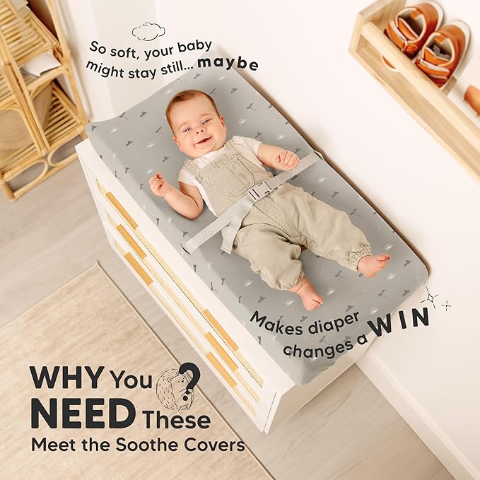 2-Pack Organic Changing Pad Covers - Image 2