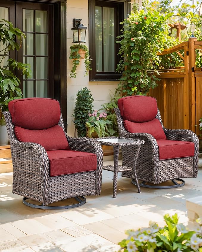 Luxury 24x24x6 Inch Smile Patio Dining Chair Cushions Set of 4 - Image 2