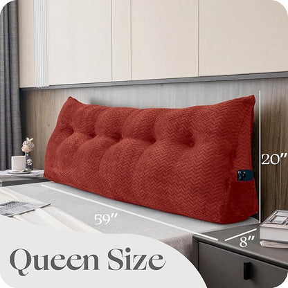 Large Bolster Triangular Headboard Wedge Backrest Positioning Support Bed Rest - Image 2