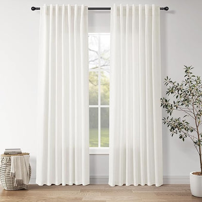 Nanspring Modern Farmhouse Decor Curtains by Nanspring