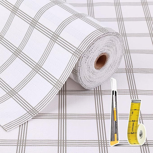 Drawer and Shelf Liner for Kitchen Cabinet: 23.6 in X 20 Ft Non Slip Waterproof by Kimhan