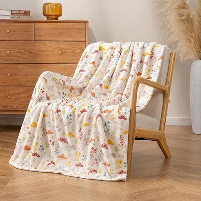 Luxury Printed Fleece Warm Throw Blanket, Soft Lightweight Velvety Plush Throw by Unknown