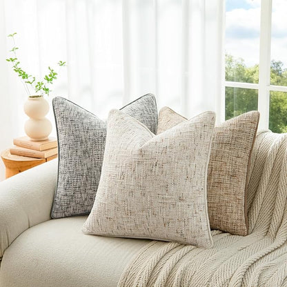 a moment Christmas Beige Reversible Pillow Covers 2 Pack - Image 4
