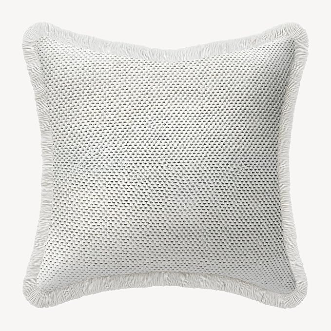 SanVia Comfort Premium Cotton Throw Pillow Covers, 20 x 20 Inches, Luxury by SanVia
