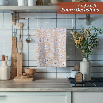 Maison d' Hermine Kitchen Towels Set of 3 100% Cotton 20" x 27.5" Reusable - Image 6