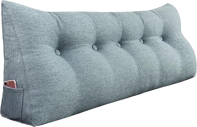 11 lbs Thickened Headboard Pillow Wedge Pillow Headboard Reading Pillow Bed by Rucener