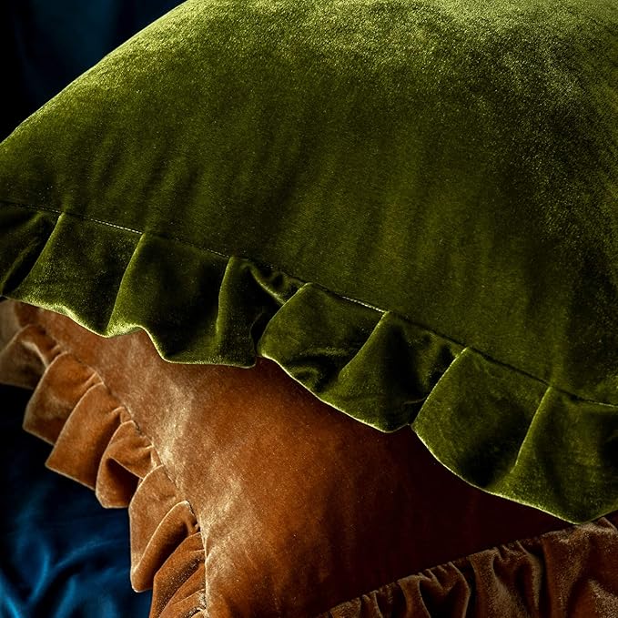 Velvet Throw Pillow Cover Soft Decorative Luxurious Solid Square Cushion Case - Image 8