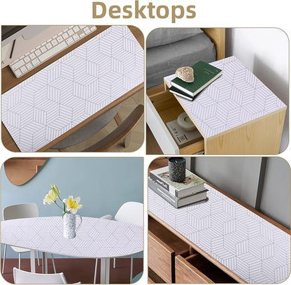 Shelf Liners for Kitchen Cabinets Non Adhesive Shelf Liner Paper Non-Slip - Image 8
