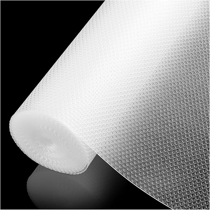 100% EVA Shelf Liner for Kitchen Cabinet, Dresser Pantry Bathroom Refrigerator by ALIUNI