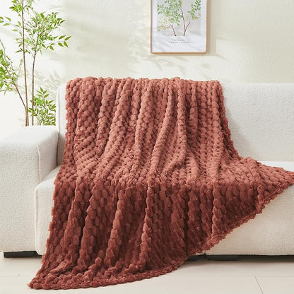 NEWCOSPLAY Super Soft Twin Blanket Coffee Premium Silky Flannel Fleece 3D - Image 7