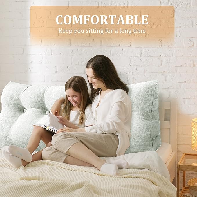 11 lbs Thickened Queen Headboard Pillow Wedge Pillow Headboard Reading Pillow - Image 5