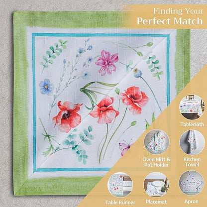 Maison d' Hermine Cloth Napkins Set of 4 100% Cotton Everyday Reusable Square - Image 5