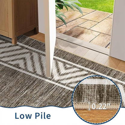 GarveeHome Modern Rugs for Living Room 8x10 Large Bordered Floor Mats - Image 5
