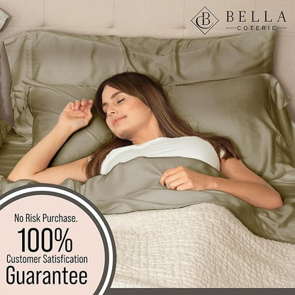 Bella Coterie Luxury Bamboo Viscose King Size Sheet Set | 100% Organically - Image 5