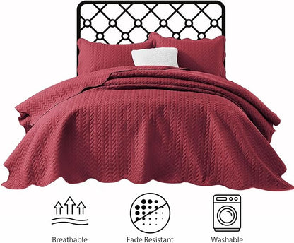 IR Imperial Rooms California King Quilt Bedding Set Size + 2 Pillow Shams - Image 7