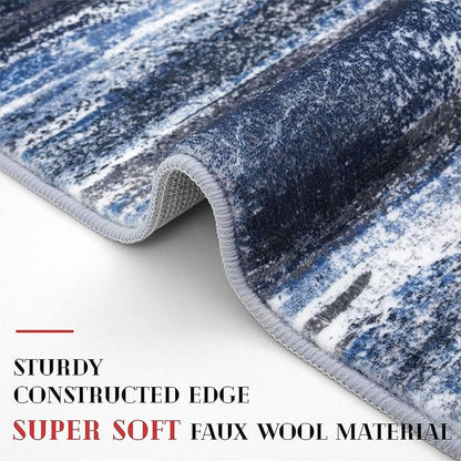 Modern Abstract Runner Rug 2x5 - Image 4