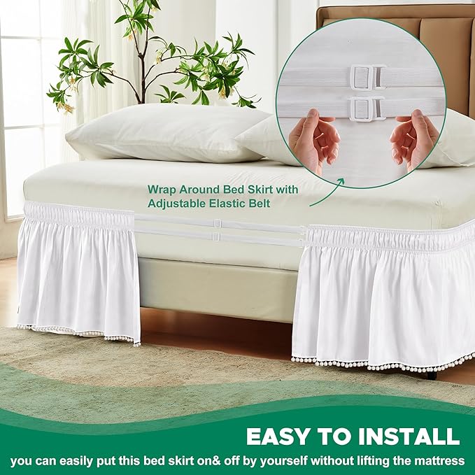 Biscaynebay Wrap Around Bed Skirts - Image 6