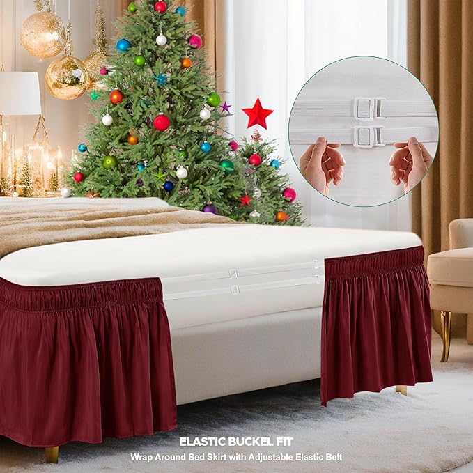 Biscaynebay Wrap Around Bed Skirts - Image 4