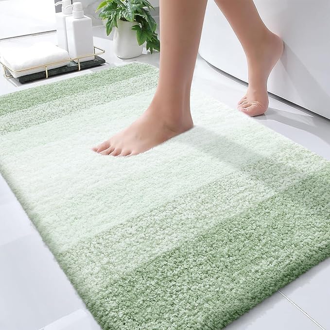 OLANLY Bathroom Rugs Mat 30x20, Extra Soft Absorbent Microfiber Bath Rugs by OLANLY