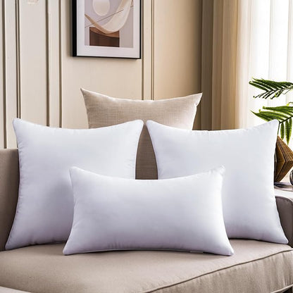 22 x 22 Pillow Inserts Set of 2 Down Alternative Throw Pillow Inserts Large - Image 8