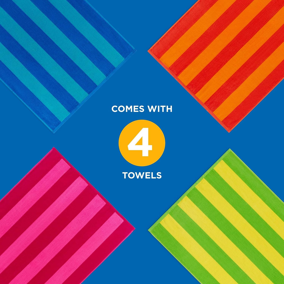 kaufman - soft oversized beach towels in bulk on a desk or shelf