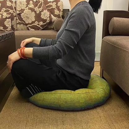 2PCS Floor Cushions for Sitting, 17 Inch Round Corduroy Floor Seats, Soft - Image 5